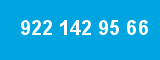 922 142 95 66 922 142 95 66